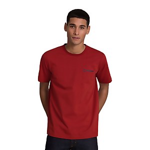 Men's Colour Logo Short Sleeve T-Shirt - Red