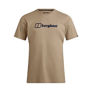 Men's Big Logo Short Sleeve T-Shirt - Beige