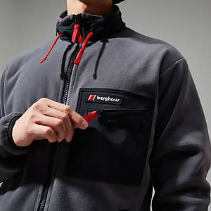 Unisex Ascent 91 Fleece Jacket - Grey/Black