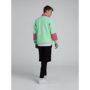 Unisex Ascent 91 Fleece - Light Green / Pink