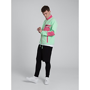 Unisex Ascent 91 Fleece - Light Green / Pink