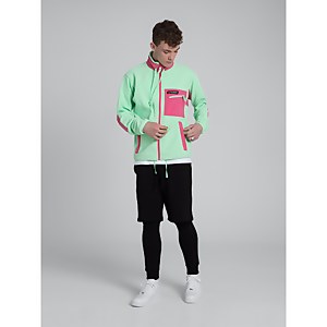 Unisex Ascent 91 Fleece - Light Green / Pink