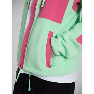 Unisex Ascent 91 Fleece - Light Green / Pink