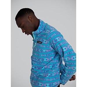 Unisex Prism Printed Half Zip Fleece - Aztec Capri