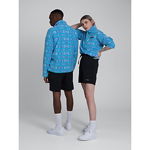 Unisex Prism Printed Half Zip Fleece - Aztec Capri