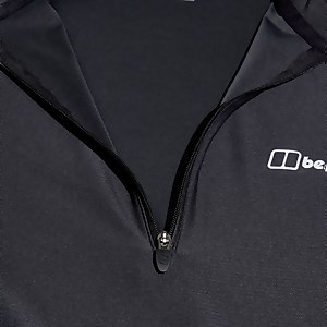 Men's 24/7 Tech Tee Long Sleeve Half Zip - Black