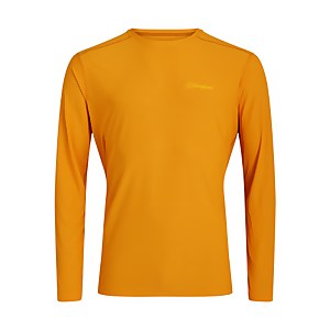 Men's 24/7 Long Sleeve Crew Base Layer - Yellow - XS