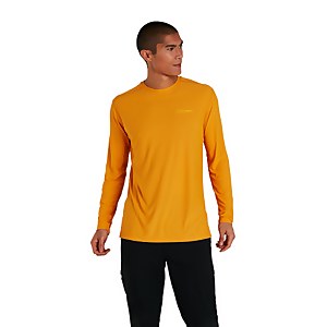 Men's 24/7 Long Sleeve Crew Base Layer - Yellow