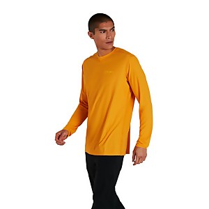 Men's 24/7 Long Sleeve Crew Base Layer - Yellow