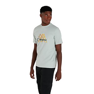 Men's Peak Fusion Grid T-Shirt - Grey
