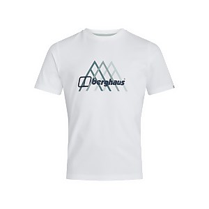 Men's Peak Fusion Grid T-Shirt - White - XS