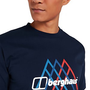 Men's Peak Fusion Grid T-Shirt - Blue