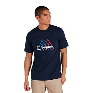 Men's Peak Fusion Grid T-Shirt - Blue