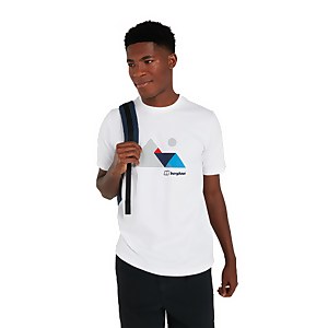 BERGHAUS MTN VALLEY T SHIRT AM WHT/WHT