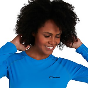 Women's 24/7 Long Sleeve Crew Base Layer - Blue