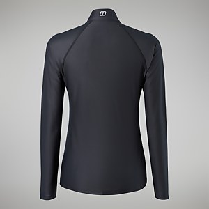 Women's 24/7 Tech Tee Long Sleeve Half Zip - Black