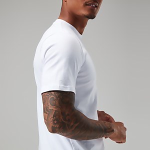 Organic Classic Logo T-Shirt für Herren - Weiß