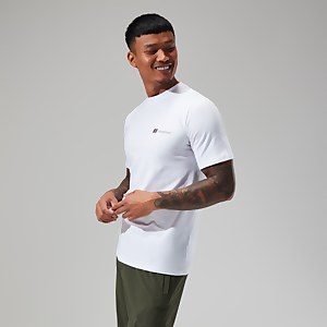 Organic Classic Logo T-Shirt für Herren - Weiß