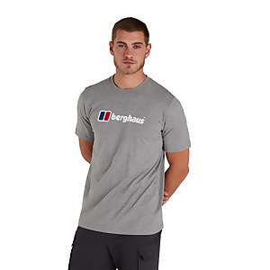 Men's Organic Big Classic Logo T-Shirt Dark Grey