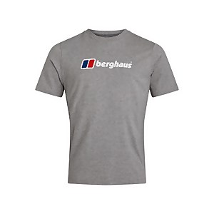 Men's Organic Big Classic Logo T-Shirt Dark Grey