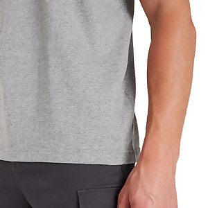 Men's Organic Big Classic Logo T-Shirt Dark Grey