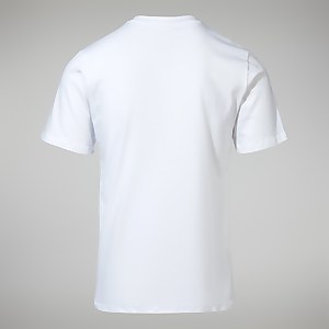 Men's Organic Big Classic Logo Tee White