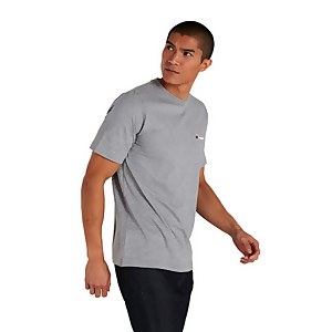 Men's Organic Front & Back Logo T-Shirt Dark Grey