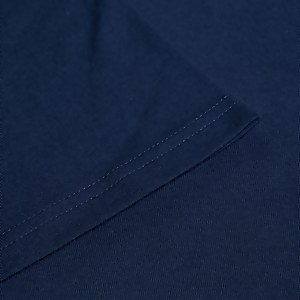 Men's Organic Front & Back Logo Tee Dark Blue