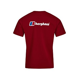 Men's Organic F&B Logo T-Shirt Dark Red