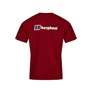 Men's Organic F&B Logo T-Shirt Dark Red