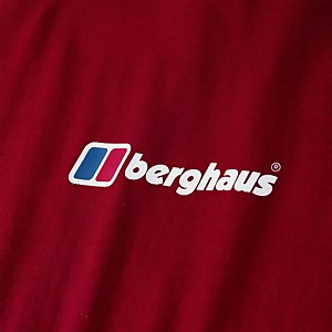 Men's Organic F&B Logo T-Shirt Dark Red