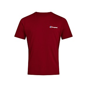Men's Organic F&B Logo T-Shirt Dark Red