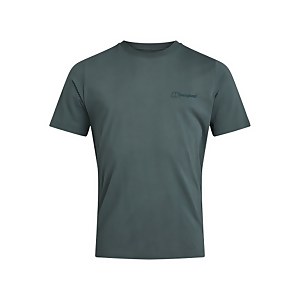 Men's Organic Colour Logo T-Shirt - Green - XS