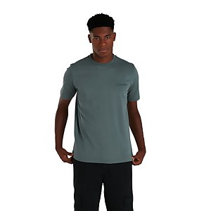 Men's Organic Colour Logo T Shirt Dark Green