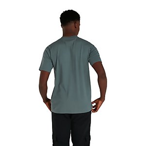 Men's Organic Colour Logo T Shirt Dark Green