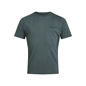 Men's Organic Colour Logo T Shirt Dark Green