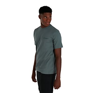 Men's Organic Colour Logo T Shirt Dark Green