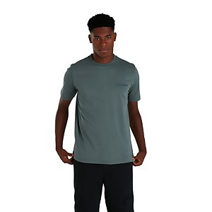 Men's Organic Colour Logo T Shirt Dark Green