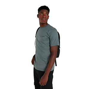 Men's Organic Colour Logo T Shirt Dark Green
