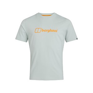 Men's Organic Big Color Logo T Shirt Grey