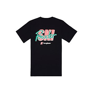 Unisex Powder Ski T Shirt - Black