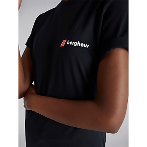 Unisex Powder Ski T Shirt - Black