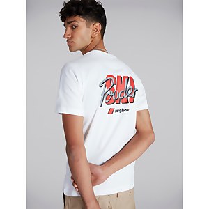 Unisex Powder Ski Tee - White