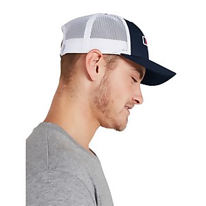 Unisex Logo Recognition Trucker Cap - Dark Blue