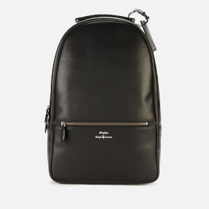 Polo Ralph Lauren Men s Smooth Leather Backpack Black Coggles