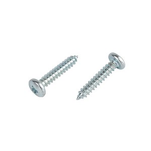 Homebase Zinc Plated Self Tapping Screw Pan Head 5 X 25mm 10 Pack