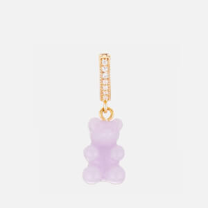 Crystal Haze Women's Pave Nostalgia Bear Pendant - Lilac