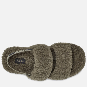 UGG Women s Oh Fluffita Sheepskin Slippers Burnt Olive Allsole