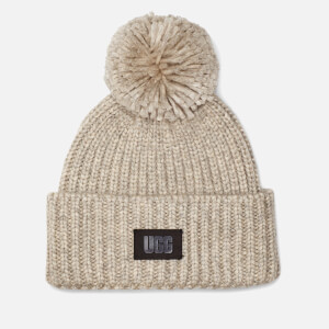 UGG Airy Pom Pom Rib Knitted Beanie