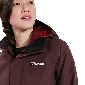 Women's Nalleru 3 in 1 Waterproof Jacket - Brown